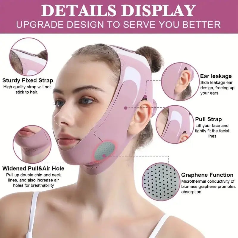 V-Line Lifting Face Strap | Adjustable Facial Sculpting Belt