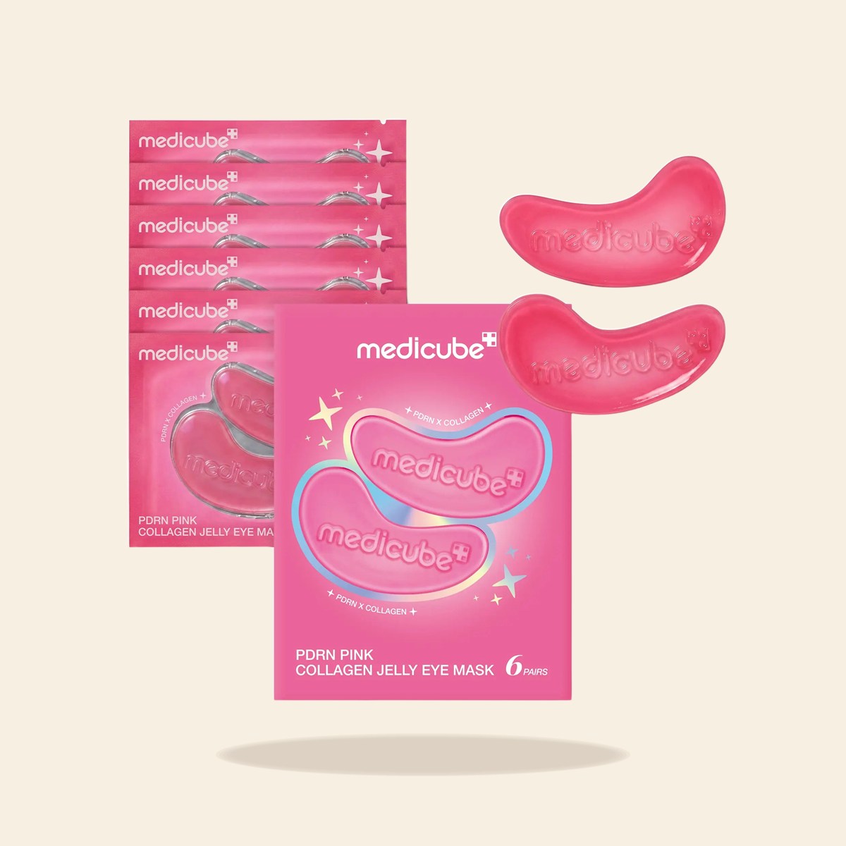 Medicube PDRN Pink Collagen Jelly Eye Mask | Hydrogel Eye Patches