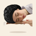 Satin Sleep Bonnet for Natural & Curly Hair | Adjustable Hair Cap
