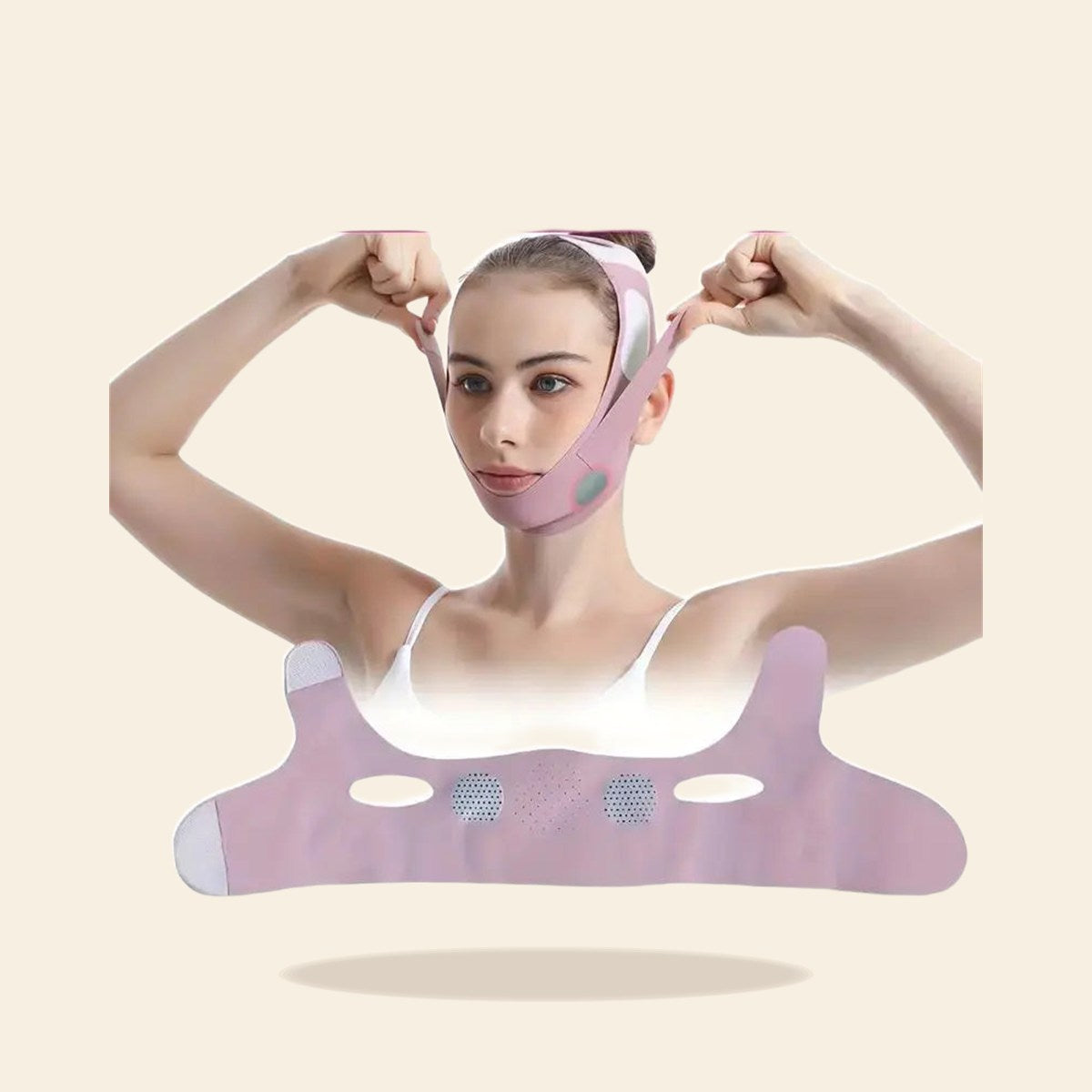V-Line Lifting Face Strap | Adjustable Facial Sculpting Belt